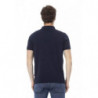 Polo in cotone blu - XL