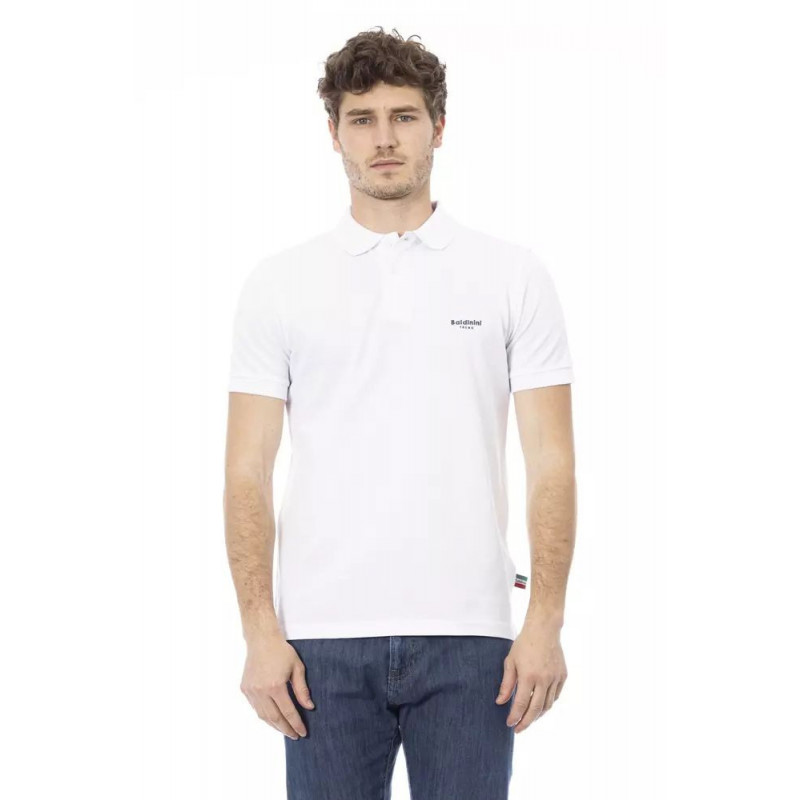 Polo in cotone bianco - XXL