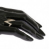 Anello trasparente da donna autentico in argento - EU47 - US4