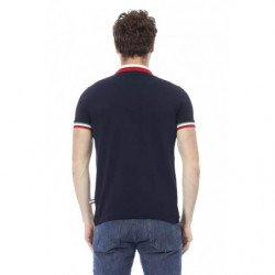 Polo in cotone blu - XL