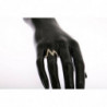 Anello trasparente da donna autentico in argento - EU53 - US6,5