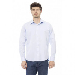 Camicia in cotone azzurro -...
