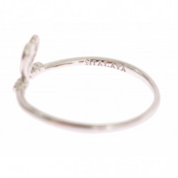Anello in argento autentico con cuore d'amore da donna - EU59 - US9,5