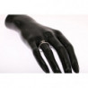 Anello in argento autentico con cuore d'amore da donna - EU59 - US9,5