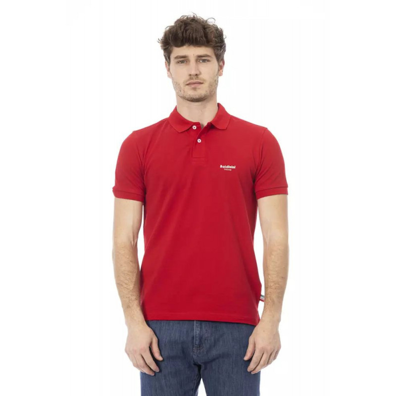 Polo in cotone rosso - 4XL