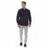 Camicia in cotone nero - XL