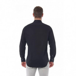 Camicia in cotone nero - XXL