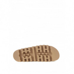 Pantofola 'Buckles' sandalo pelle scamosciata marrone - EU41/US11
