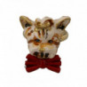 Anello accessorio marchio animali domestici resina beige, ottone do