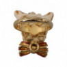 Anello accessorio marchio animali domestici resina beige, ottone do