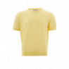 T-shirt girocollo in cotone giallo - IT50 - L