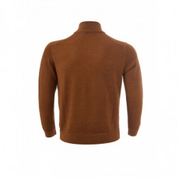 Maglione marrone con cerniera intera - IT50 - L