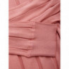 Maglione Rosa a Coste Piatte in Misto Seta - IT50 - L
