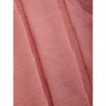 Maglione Rosa a Coste Piatte in Misto Seta - IT50 - L