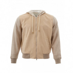 Maglia con cappuccio e zip...