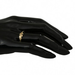 Piuma d'oro Cancella CZ Argento 925 Donna - EU55 - US7,5