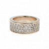 Anello da donna in argento sterling CZ 925 - EU55 - US7,5
