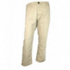 Pantaloni in cotone lavato marrone chiaro con stampa Gucci - W32