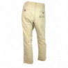 Pantaloni in cotone lavato marrone chiaro con stampa Gucci - W32
