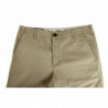 Pantaloni in cotone lavato marrone chiaro con stampa Gucci - W32