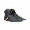 Sneaker alta pelle vitello grigio scuro beige rosso - EU39.5/US6.5