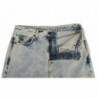 Jeans da donna in denim lavaggio neve in cotone blu - W29