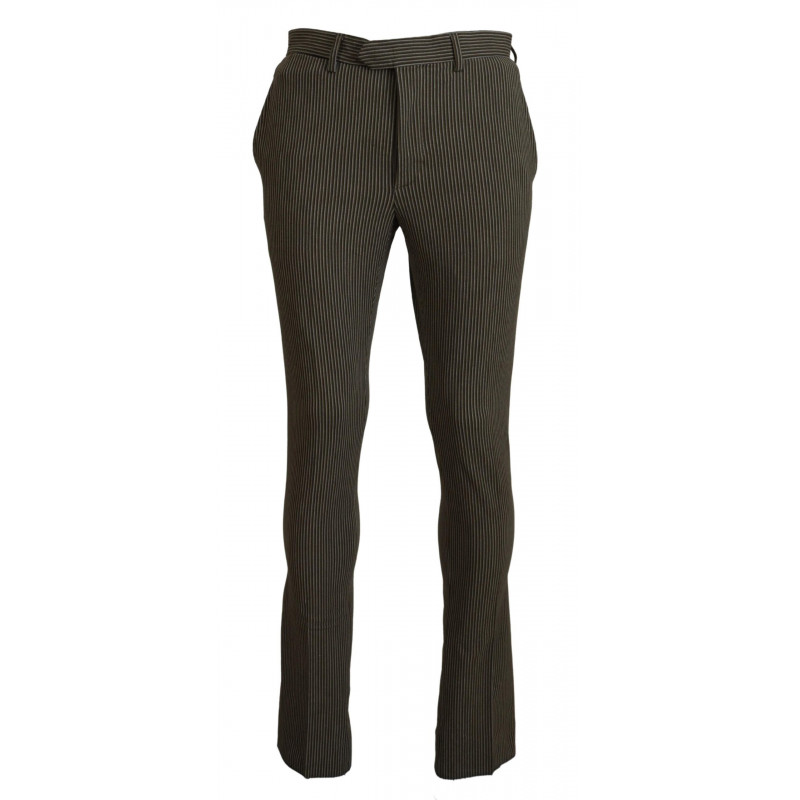Pantaloni da uomo in puro cotone a righe multicolori - IT50 - L