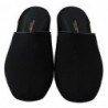 Sandali diapositive gros grain nero Scarpe da donna - EU36.5/US6