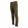 Pantaloni casual in velluto a coste di cotone marrone - W31