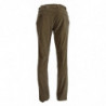 Pantaloni casual in velluto a coste di cotone marrone - W31