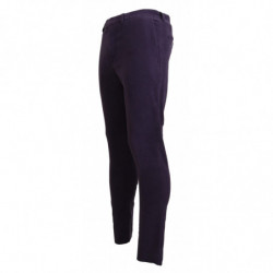 Pantaloni da uomo affusolati in puro cotone viola - IT46 - S