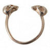 Anello gioielli da uomo con teschio tono argento antico - EU51 - US5,5