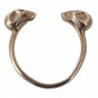 Anello gioielli da uomo con teschio tono argento antico - EU51 - US5,5