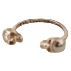 Anello gioielli da uomo con teschio tono argento antico - EU51 - US5,5