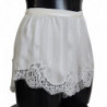 Intimo intimo in pizzo floreale di seta bianca - IT40-S