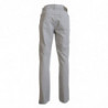 Pantaloni casual da uomo affusolati in cotone grigio - W36