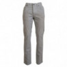 Pantaloni casual da uomo affusolati in cotone grigio - W36