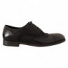 Scarpe formali da uomo punta ad ala brogue pelle nera - EU43/US10