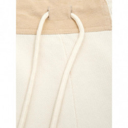 Pantaloni sportivi corti bianchi con tasche - IT50 - L