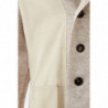 Cardigan/Giacca Beige in Misto Lino - M