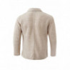 Cardigan/Giacca Beige in Misto Lino - M
