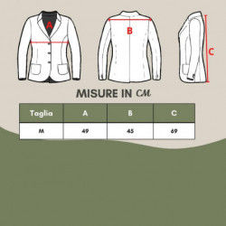 Cardigan/Giacca Beige in Misto Lino - M