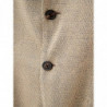 Giacca Decostruita in Lino Beige - IT50 - L