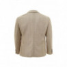 Giacca Decostruita in Lino Beige - IT50 - L