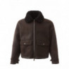 Giacca di pelle di pecora marrone - IT54 - XL
