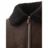 Giacca di pelle di pecora marrone - IT54 - XL