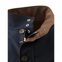 Giacca reversibile in lana blu/marrone - IT50 - L
