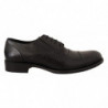 Scarpe eleganti derby in pelle di lucertola nera - EU42/US9