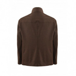 Giacca reversibile in lana blu/marrone - IT52 - XL