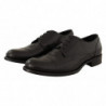 Scarpe eleganti derby in pelle di lucertola nera - EU42/US9